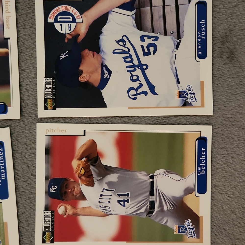 Vintage 1998 Upper Deck Royals Baseball Trading Cards - Picture 7 of 16